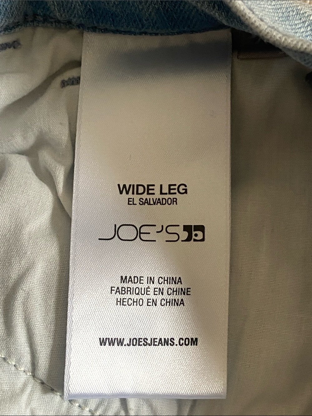 Joe's Jeans Wide-Leg El Savadore High-Rise Jeans, Size 27 - Picture 5 of 13